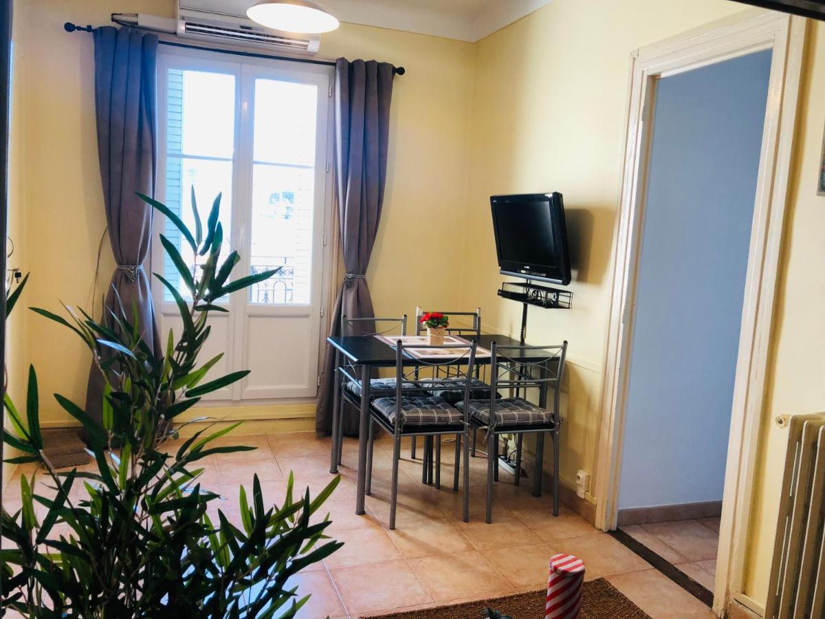 "Studio Ensoleille A Deux Pas Des Plages Avec Sa Grande Terrasse Privee !" Nice Bagian luar foto