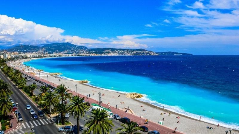 "Studio Ensoleille A Deux Pas Des Plages Avec Sa Grande Terrasse Privee !" Nice Bagian luar foto